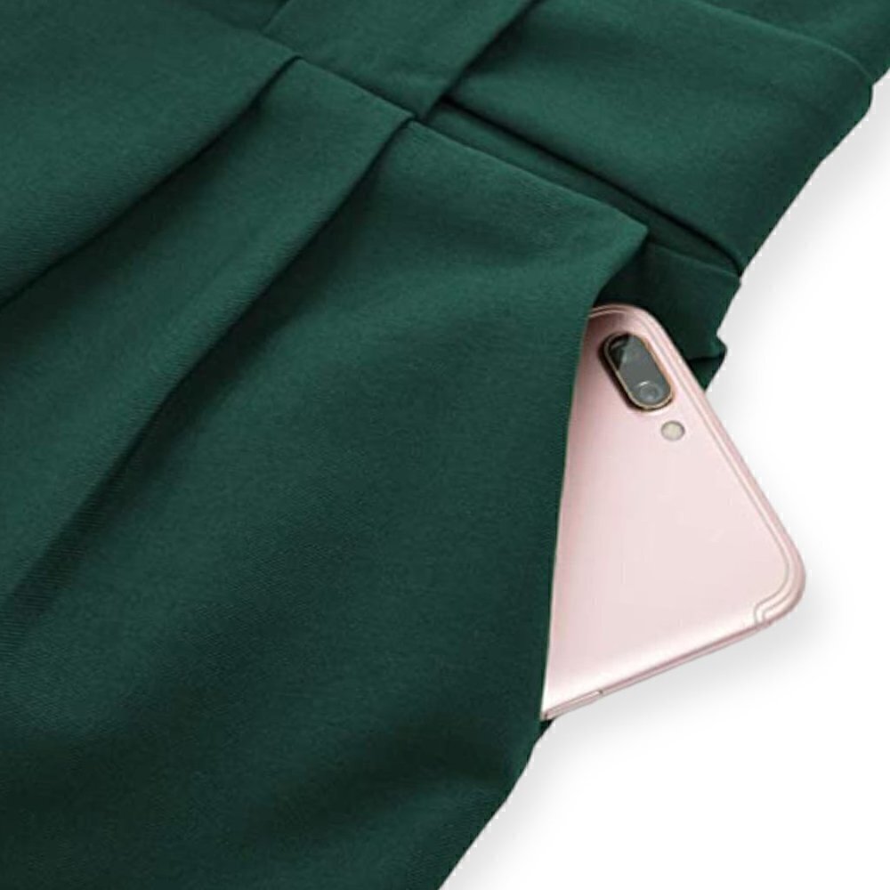 Grace Karin Green Ankle Pants - Picture 4 of 5